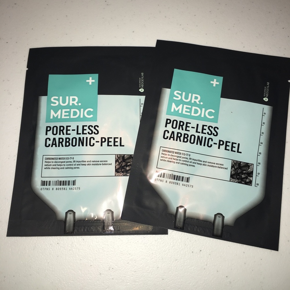 🆕 Sur. Medic Poreless Carbonic Peel - set 2 masks